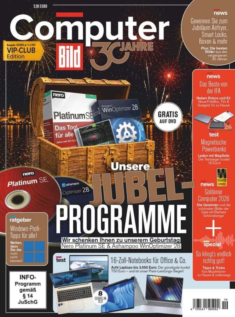 Computer BILD mit DVD