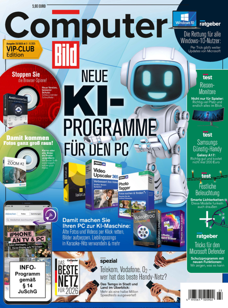 Computer BILD mit DVD