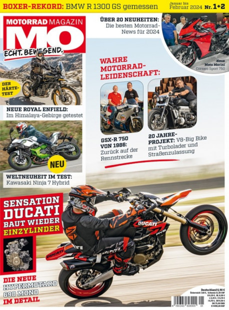 Motorradmagazin im Abo - aktuelles Zeitschriftencover