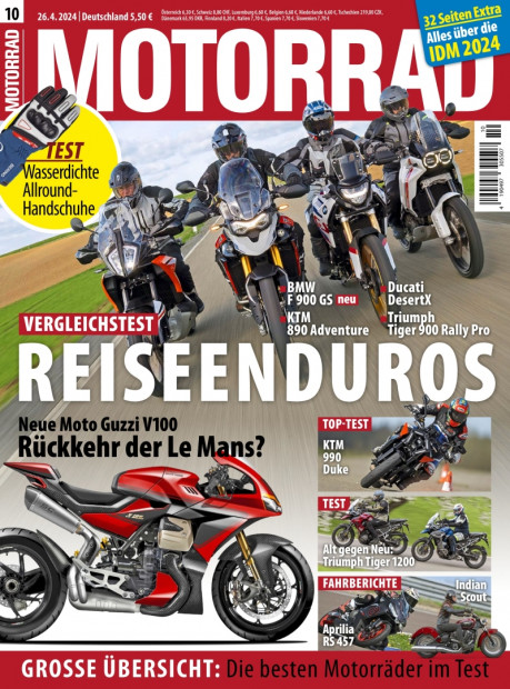 MOTORRAD im Abo - aktuelles Zeitschriftencover