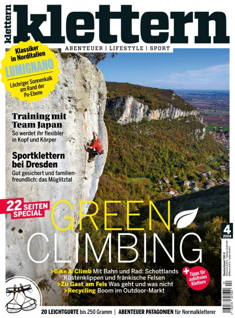 Klettern im Abo - aktuelles Zeitschriftencover