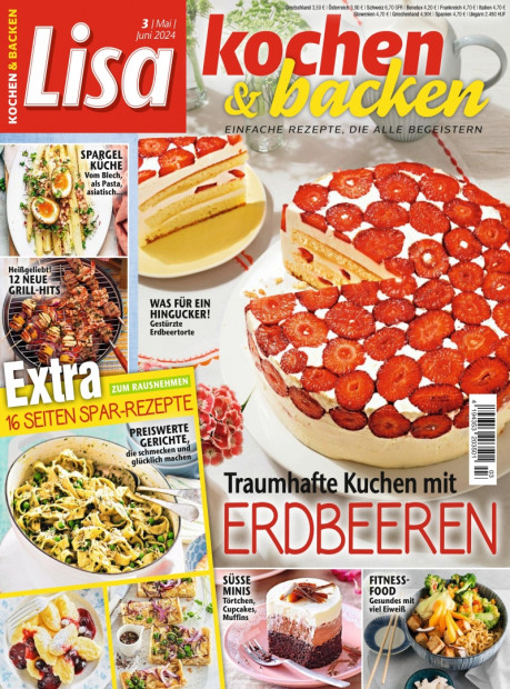 Lisa Kochen & Backen im Abo - aktuelles Zeitschriftencover