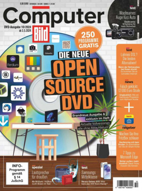 Computer BILD mit DVD im Abo - aktuelles Zeitschriftencover