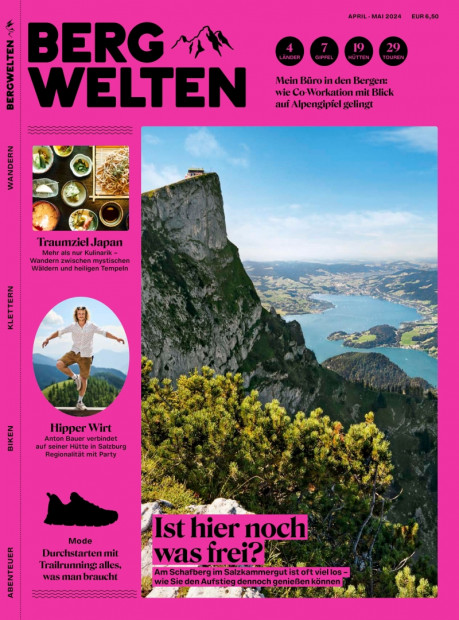 Bergwelten im Abo - aktuelles Zeitschriftencover